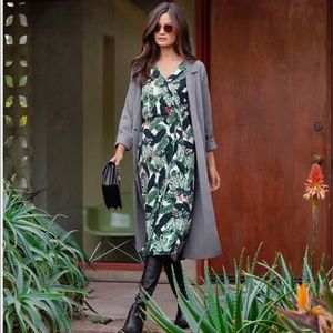 Rachel Zoe Collection Palm Print Duster NWT